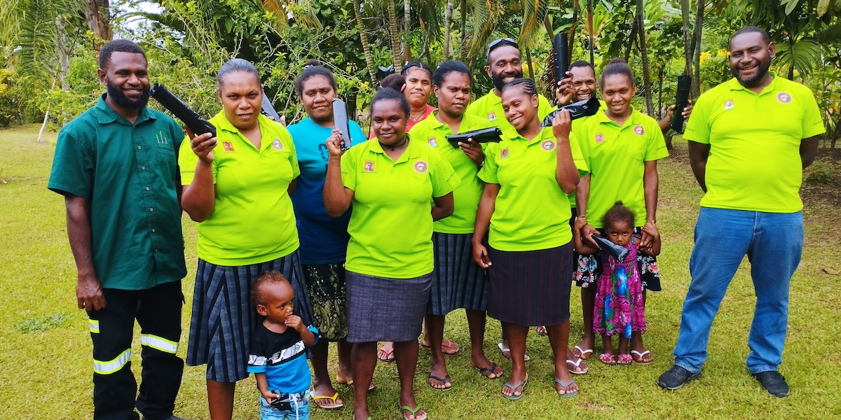 SSEN staff capacity training in forestry nursery basic husbandry management.