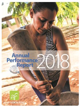 Adaptation Fund Annual Performance Review 2018 Undp Climate Change Adaptation Fund Annual Performance Review 2018 Undp Climate Change