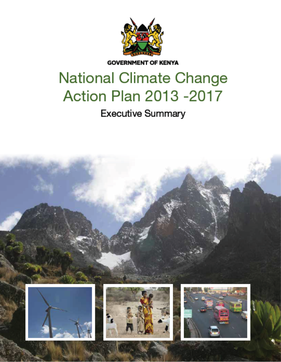 Kenya’s National Climate Change Action Plan 2012 UNDP Climate